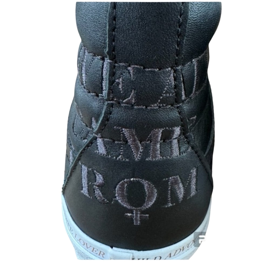 Vans Sk8-Hi 'Divine Energy' High top Sneakers black leather Size 9 - Picture 15 of 16